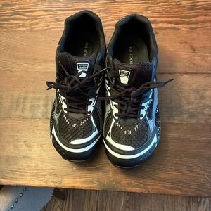 Bottega Veneta Black and White Athletic Shoes